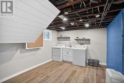 Lower level laundry with plenty of space - 
