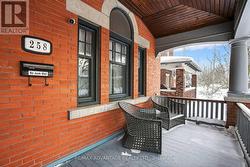 Front porch facing west for sunshine in the summer - 