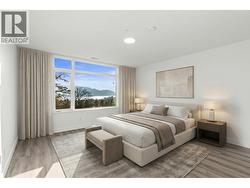 Virtually staged primary bedroom - 