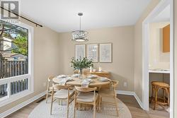 virtually staged dining room - 