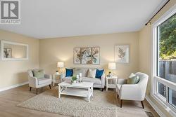 virtually staged living room - 