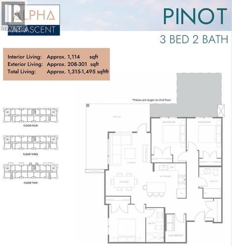 Floorplan - 1057 Frost Road Unit# 317, Kelowna, BC - Other