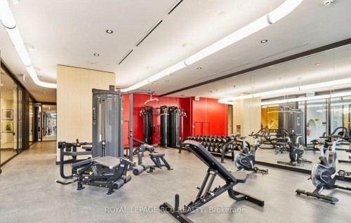 321-689 The Queensway N/A, Toronto, ON - Indoor Photo Showing Gym Room
