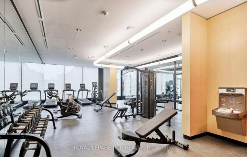 321-689 The Queensway N/A, Toronto, ON - Indoor Photo Showing Gym Room