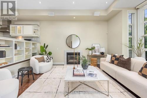 29B Beechwood Drive, Toronto, ON - Indoor Photo Showing Living Room With Fireplace