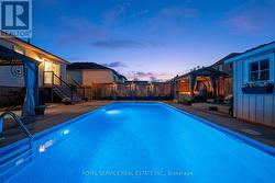 Illuminated pool for night time enjoyment - 
