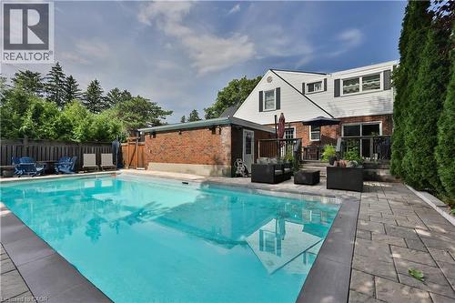 886 Whitney Drive, Mississauga, ON - Outdoor With In Ground Pool With Deck Patio Veranda