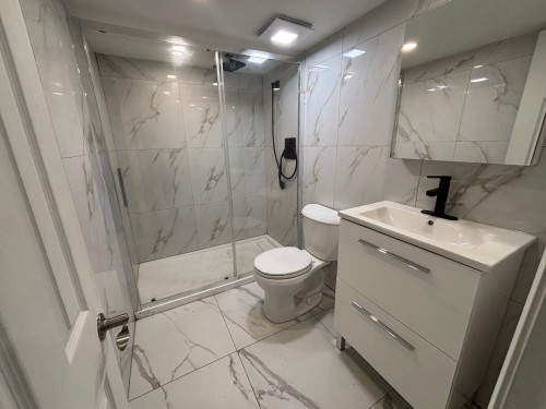 Bathroom - 4704A Av. Pierre-De Coubertin, Montréal (Mercier/Hochelaga-Maisonneuve), QC - Indoor Photo Showing Bathroom