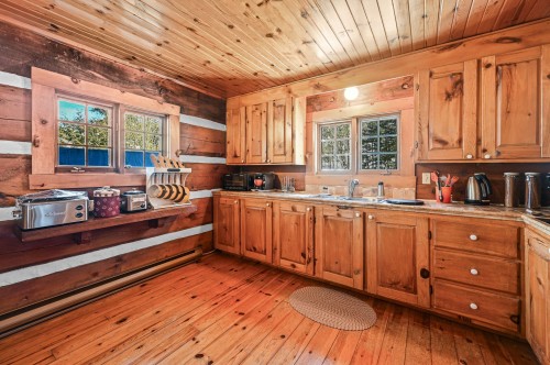Cuisine - 14 2E Rue Du Domaine-Bavarois, Saint-Sauveur, QC - Indoor Photo Showing Kitchen With Double Sink