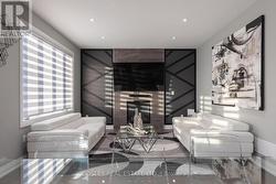 Formal Family Room with Gas Fireplace - 