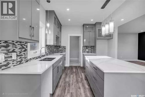 707 Nazarali Union, Saskatoon, SK - Indoor Photo Showing Kitchen With Double Sink With Upgraded Kitchen