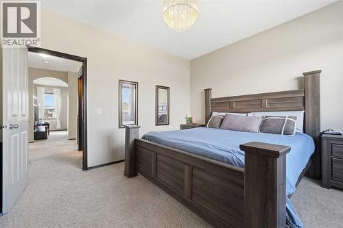 65 Elgin Meadows Circle Se, Calgary, AB - Indoor Photo Showing Bedroom