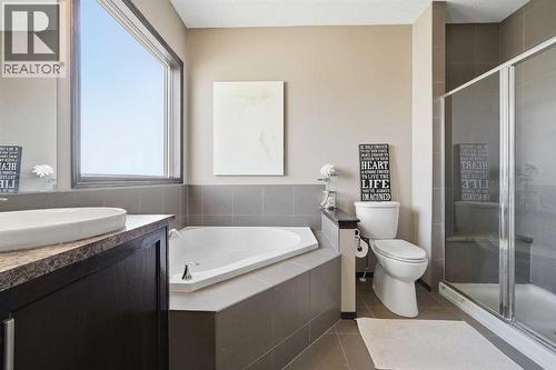 Primary Ensuite - 65 Elgin Meadows Circle Se, Calgary, AB - Indoor Photo Showing Bathroom