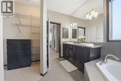 65 Elgin Meadows Circle Se, Calgary, AB - Indoor Photo Showing Bathroom