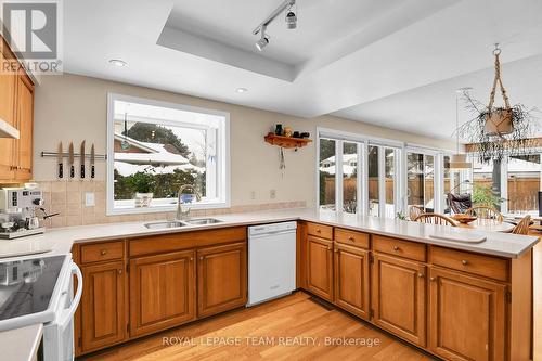 9 Woodthrush Green, Ottawa, ON - Indoor Photo Showing Kitchen With Double Sink