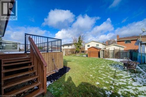 402 Heritage Drive, Kitchener, ON - Outdoor With Deck Patio Veranda