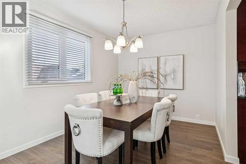195 Lake Adams Crescent Se, Calgary, AB - Indoor Photo Showing Dining Room