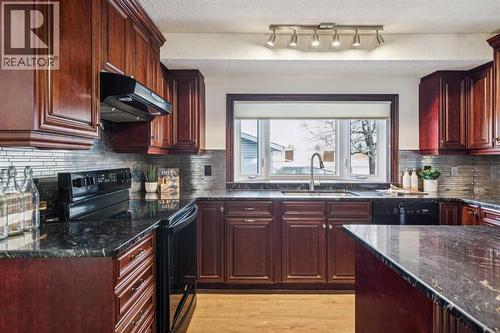 195 Lake Adams Crescent Se, Calgary, AB - Indoor Photo Showing Kitchen With Upgraded Kitchen