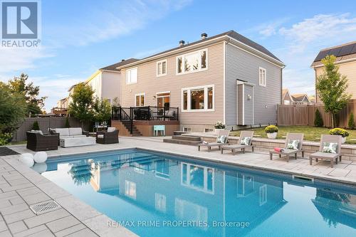 148 Aubrais Crescent, Ottawa, ON - Outdoor With In Ground Pool With Deck Patio Veranda With Backyard