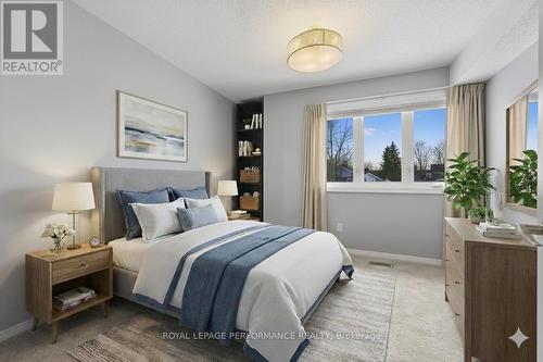 Virtually staged - 90D Templeton Street, Ottawa, ON - Indoor Photo Showing Bedroom