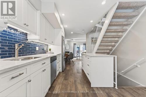 90D Templeton Street, Ottawa, ON - Indoor Photo Showing Kitchen With Double Sink