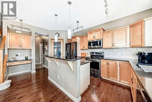 172 Seagreen Way, Chestermere, AB - Indoor Photo Showing Kitchen With Upgraded Kitchen