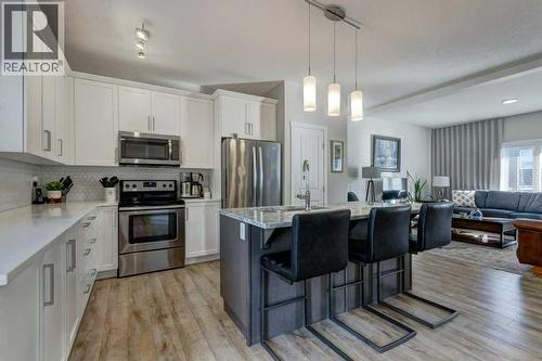 444 Legacy Point Se, Calgary, AB - Indoor Photo Showing Kitchen With Upgraded Kitchen