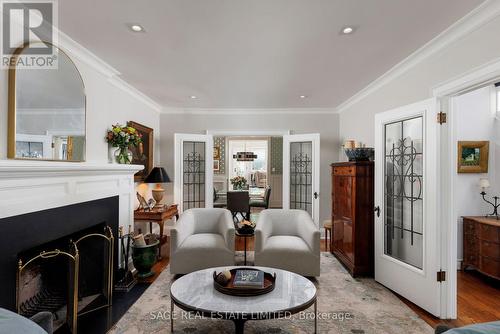 35 Grenview Boulevard N, Toronto, ON - Indoor Photo Showing Other Room With Fireplace