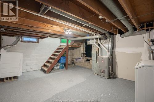 538 Oak Unit# Main Floor, Windsor, ON - Indoor Photo Showing Basement