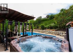 Imagine a cool evening in your hot tub.  What a way to end the day. - 