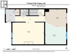 Main floor layout - 