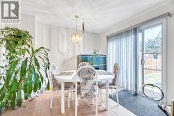 Lots of light in this dining room with sliding patio door! - 