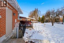 View of snowy yard - 