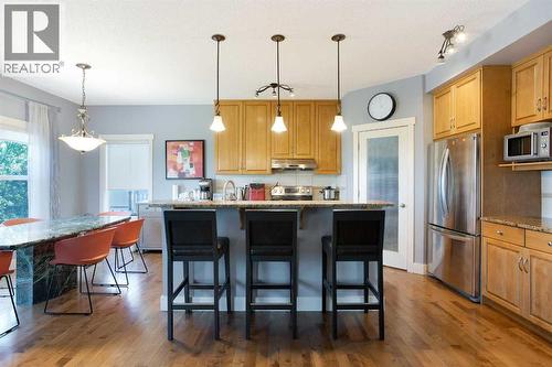 62 Panamount Road Nw, Calgary, AB - Indoor Photo Showing Kitchen With Upgraded Kitchen
