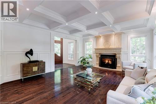 106 Appleby Place, Burlington, ON - Indoor Photo Showing Living Room With Fireplace