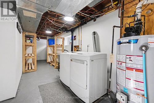 Laundry room, storage, owned Hot water tank - 975 Sheridan Avenue, Ottawa, ON - Indoor
