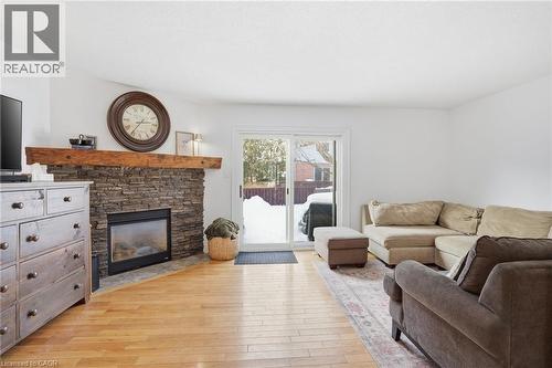 2018 Chrisdon Road, Burlington, ON - Indoor Photo Showing Dining Room With Fireplace