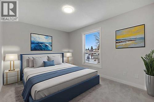 Virtually Staged - 13 Penworth Close Se, Calgary, AB - Indoor Photo Showing Bedroom