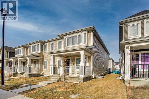 408 Windbury Link Sw, Airdrie, AB - Outdoor With Deck Patio Veranda With Facade