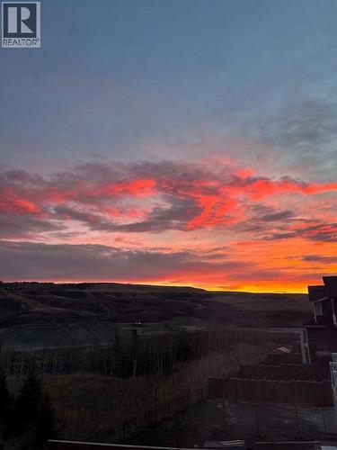 Sunrise from the back deck - 307 Precedence Hill, Cochrane, AB - Outdoor With View