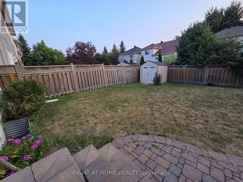Spacious Backyard with shed - 96 Maple Stand Way, Ottawa, ON - Outdoor