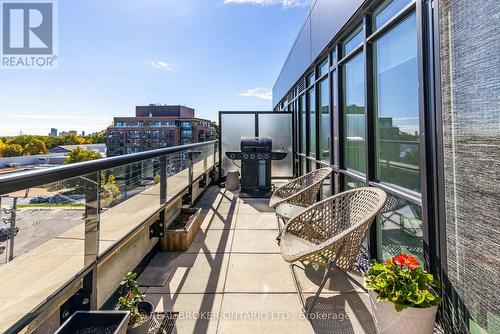 606 - 25 Malcolm Road, Toronto, ON - Outdoor With Balcony With View With Exterior