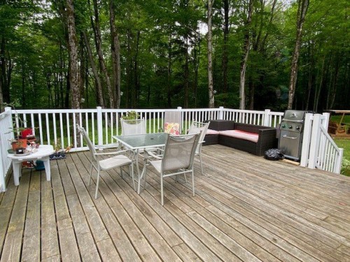 Terrasse - 725 Ch. Du Boisé, Sutton, QC - Outdoor With Deck Patio Veranda With Exterior