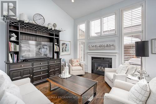 4252 Sarazen Drive, Burlington, ON - Indoor Photo Showing Living Room With Fireplace