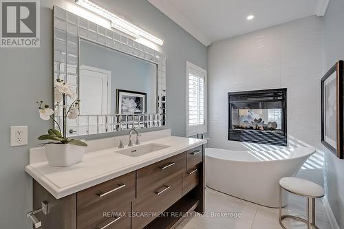4252 Sarazen Drive, Burlington, ON - Indoor Photo Showing Other Room With Fireplace