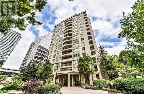 1607 - 260 Doris Avenue, Toronto, ON - Outdoor With Balcony With Facade