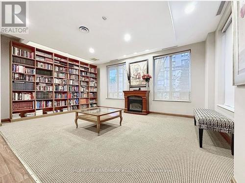 1607 - 260 Doris Avenue, Toronto, ON - Indoor Photo Showing Other Room With Fireplace
