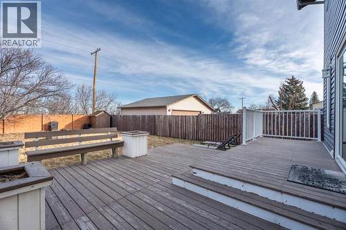 tiered deck and backyard - 164 Beddington Circle Ne, Calgary, AB - Outdoor With Deck Patio Veranda