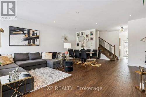 Large Family Room and Dining Room - 29 Briar Court, Halton Hills, ON - Indoor Photo Showing Living Room
