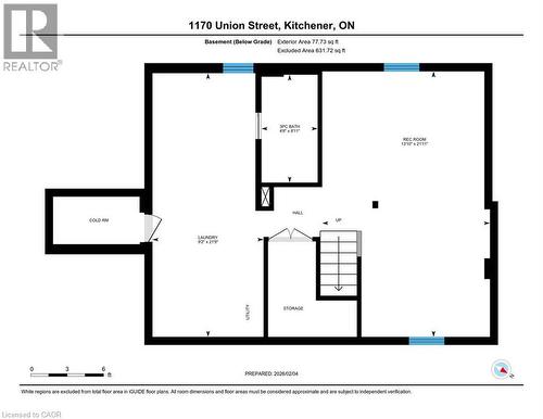 View of floor plan / room layout - 1170 Union Street, Kitchener, ON - Other